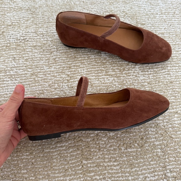 Madewell Greta Suede Flats Size 5 - Picture 2 of 6